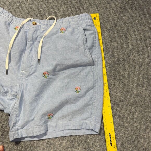 Polo by Ralph Lauren Light Blue Embroidered Shorts - Picture 7 of 11